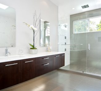Contemporary floating vanity