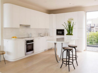 white contemporary kitchen